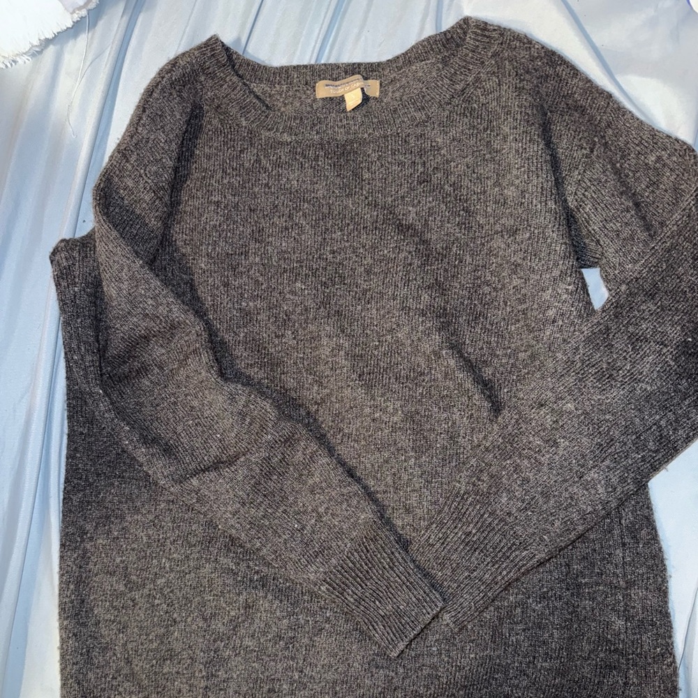 Banana Republic Charcoal Crewneck Sweater